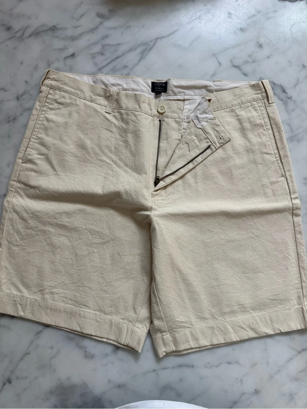 J. Crew Gramercy Pants in Off-White